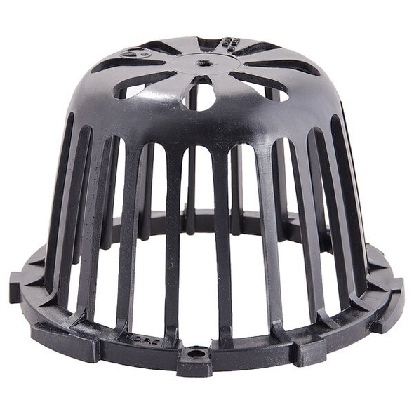 Roof Drains Dome Strainer, Polyethylene, 6 11/16 in