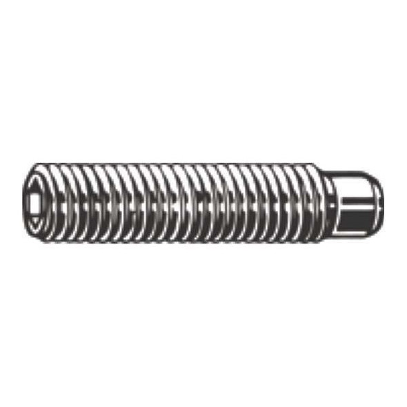 Manufacturer Varies Socket Set Screw, Oval, 10-24x1/4, PK100 U07845.019.0025