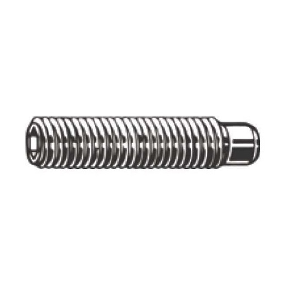 Manufacturer Varies Socket Set Screw, Oval, 10-24x1/4, PK100 U07845.019.0025