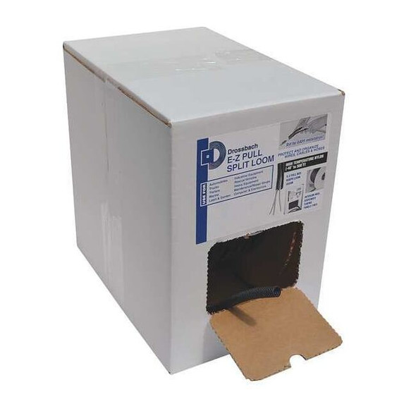 Drossbach Corrugated Tubing,Nylon,1/2 in.,100 ft DB012NDB-GRGR