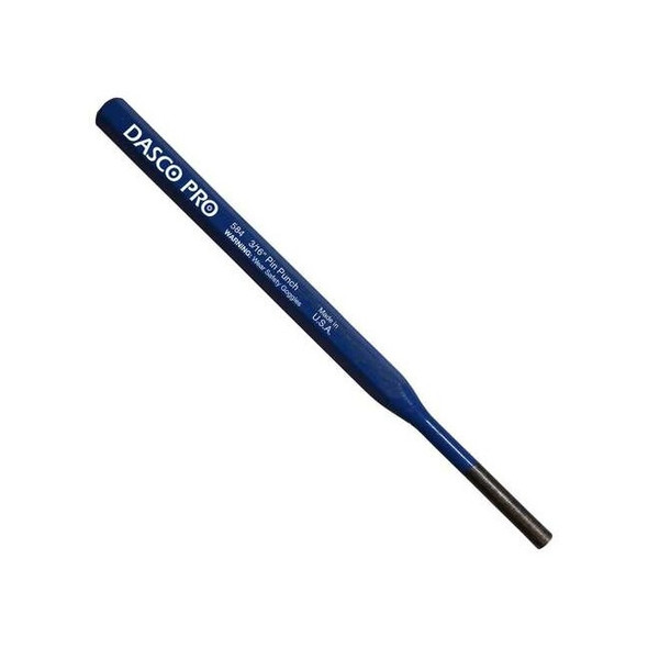 Dasco Pro Pin Punch,3/16 x 5-1/2 In,Carbon Steel 584