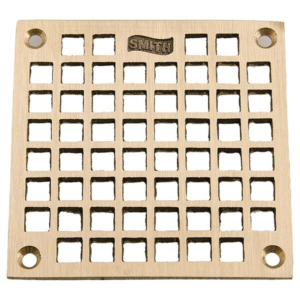 Jay R. Smith Manufacturing w/Screws Grate, Bronze, 4 5/8 in B05PBG