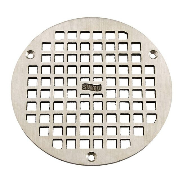 w/Screws Grate, Nickel Bronze, Screw, 6 7/16 in