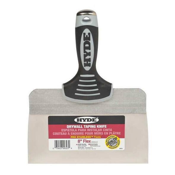 Hyde Taping Knife,Straight,SS,8"W 09323