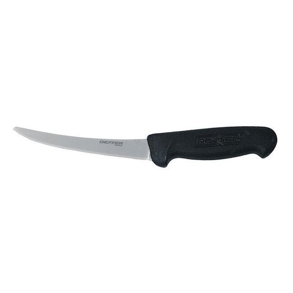 Dexter Russell Boning Knife,6 in Blade,Black Handle 27283