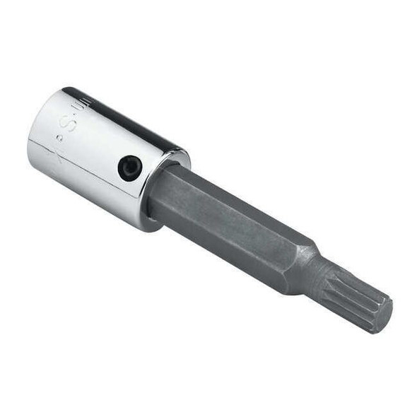 1/2 in Drive Triple Square Socket Metric 10 mm Tip, 5 1/4 in L