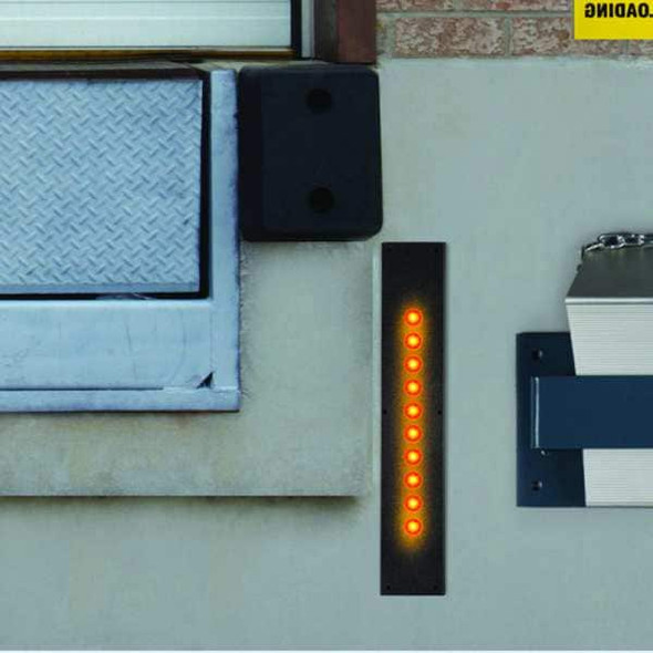 Ideal Warehouse Innovations Guide Lights,Plastic,Black,4 in. H 60-5414-U