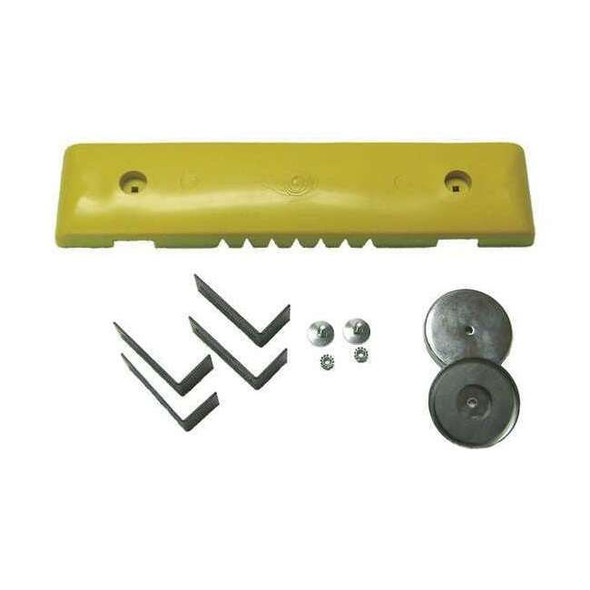 Ideal Warehouse Innovations Safety Bumper,Yellow/Black,PVC 70-1110