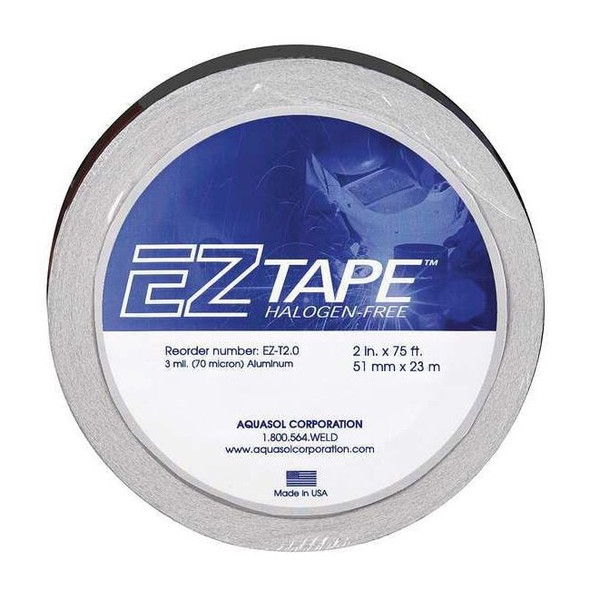 Aquasol Aluminum Tape,2 in W, 75 ft L, Silver EZ-T 2.0