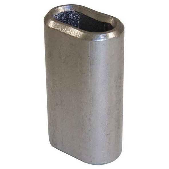 Loos Wire Rope Oval Sleeve,3/16 in,SS SL11-6 Loos Wire Rope Oval Sleeve,3/16 in,SS SL11-6
