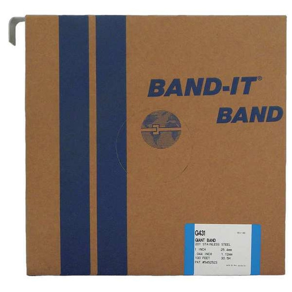 Band-It Stainless Steel Band,44 mil,100 ft. L GRG431