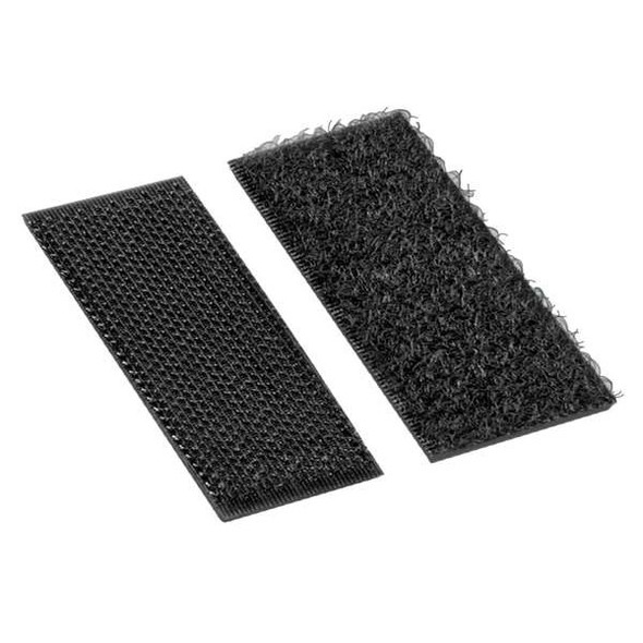 3m Hook-and-Loop Fast, Black, Square, PK100 1-1-100-SJ3532N/SJ3533N