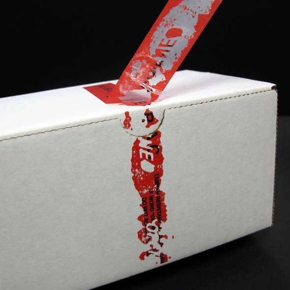 Novavision Tamper Evident Tape, 2 mil, Red PST1R-46A-180