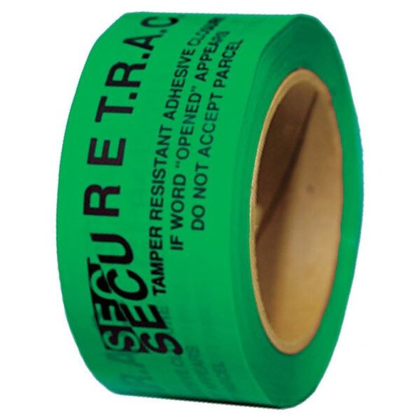 Novavision Tamper Evident Tape, Green, 2Inx180Ft PST2G-61A-180