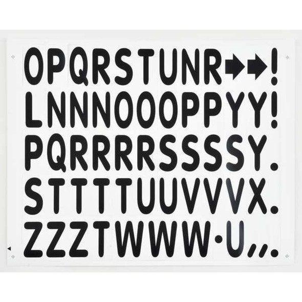 United Visual Products Letter Board Sign, 36 in Height, 24 in Width UVSS120