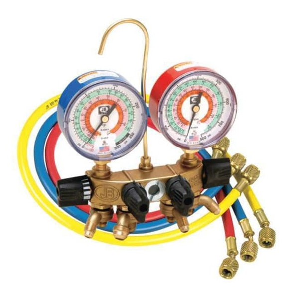 Jb Industries Manifold Gauge Set, 3/8 in Gauge 26200-310