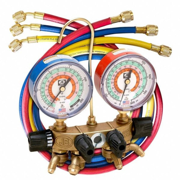 Jb Industries Manifold Gauge Set, 3-8 in Gauge 26200-310