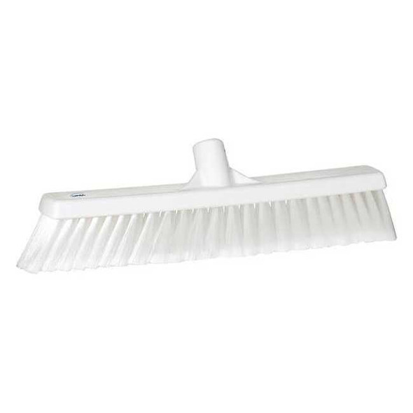 Remco 2 x 16 in Sweep Face Broom Head, Soft, Synthetic, White 31785