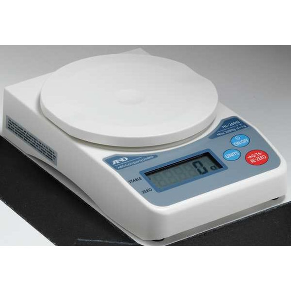 A&d Weighing Digital Compact Bench Scale 2000g Capacity HL-2000I