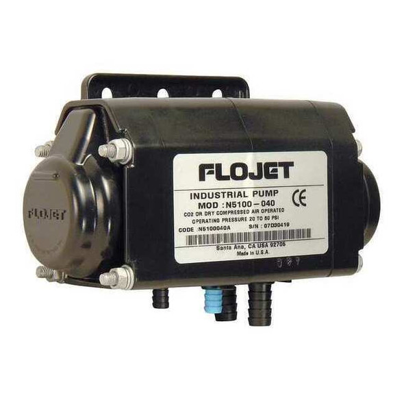 Double Diaphragm Pump, Acetal, Air Operated, Viton, 2.5 gpm GPM 120 Degrees F