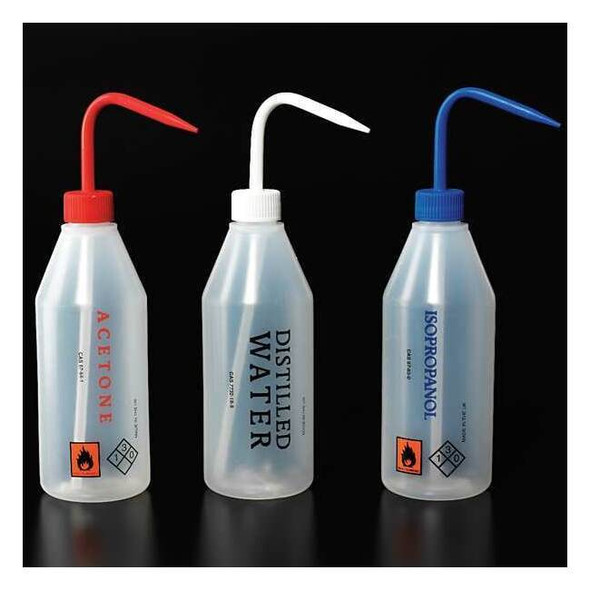 Dynalon Wash Bottle,Plastic,7.28 in H,PK5 506915-0002