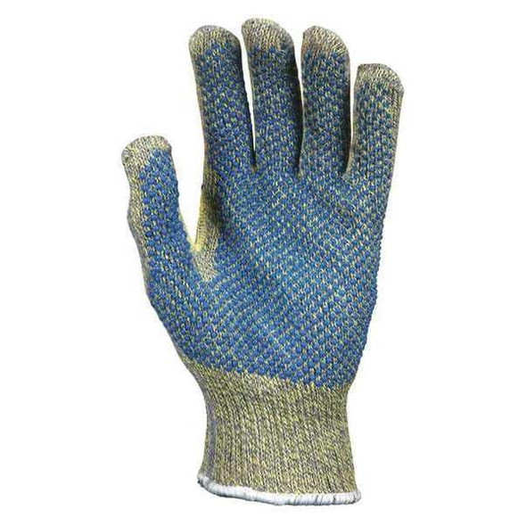Mcr Safety Cut Resistant Coated Gloves, Cut Level A4 ,Dotted ,PVC ,Dotted ,M 1 PR 93867M