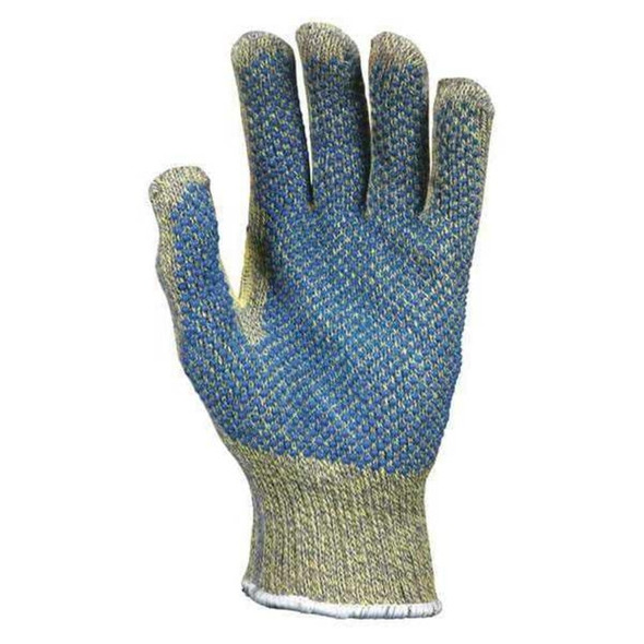 Cut Resistant Coated Gloves, Cut Level A4 ,Dotted ,PVC ,Dotted ,L 1 PR  93867L