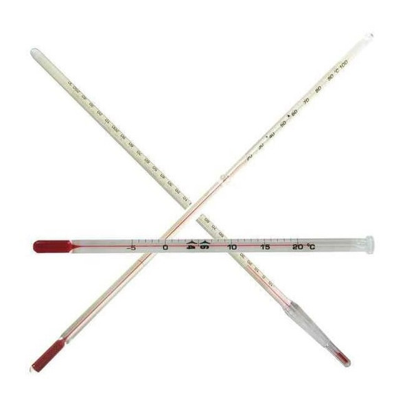 Thermco Liquid In Glass Thermometer,0 to 80C ACC641S