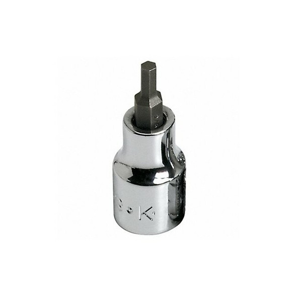 Sk Professional Tools Socket, Steel, Chrome, 3/8 in Drive 41208