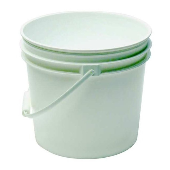 Manufacturer Varies StoragePail,8.25inOD,White,7.375inH ROP2110-WP