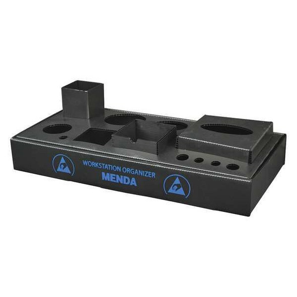Menda Workstation Organizer,16 In,Poly,7 Comp 35873