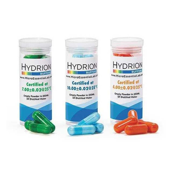 Micro Essential Lab Buffer Capsule Set,pH,4.0,7.0,10.0 CC471V