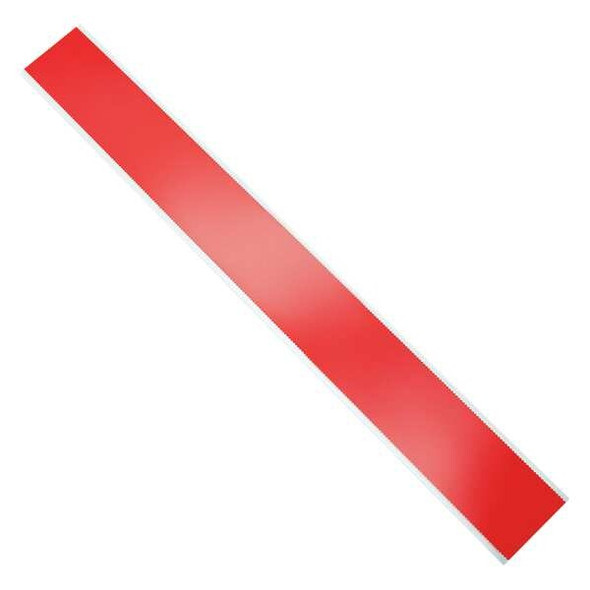 Barricade Tape, No Legend, Red, 3 in Wide x 1,000 ft Length, LDPE, 4 mil