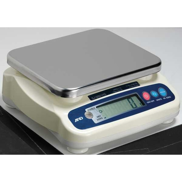 A&d Weighing Digital Compact Bench Scale 5000g Capacity SJ-5001HS
