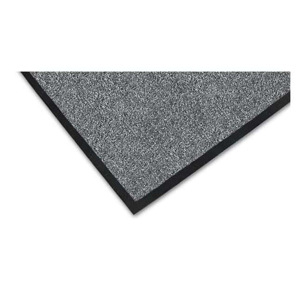 Entrance Mat, Polypropylene, 5/16 in Thick, Charcoal, 2 ft W x 3 ft L