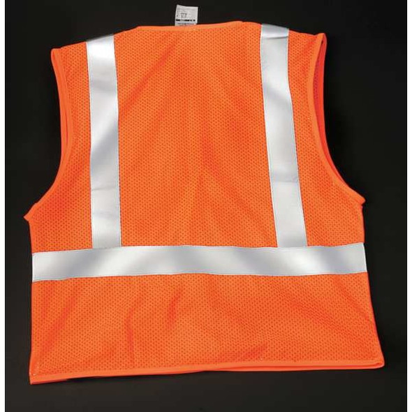 Kishigo Large Class 2 High Visibility Vest, Orange 1084-L