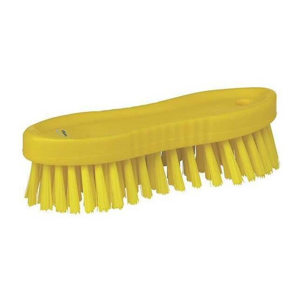 Remco 7"L Yellow Scrub Brush 35876