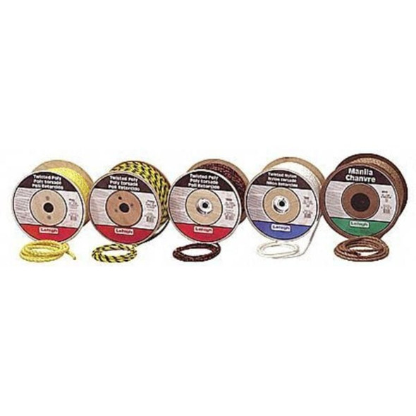 Manufacturer Varies Rope,Nylon,Twisted,3-8 In. dia.,100 ft L 5211236