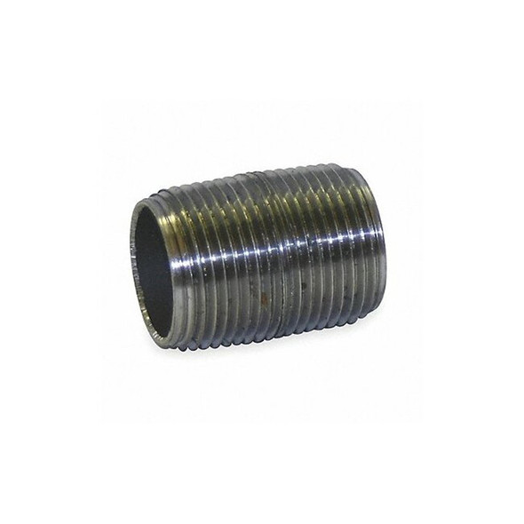 Beck Black Close Pipe Nipple,Threaded,2 0330037003 Beck Black Close Pipe Nipple,Threaded,2 0330037003