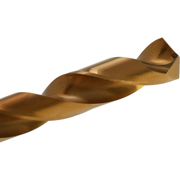 135 Degree Heavy-Duty Jobber Length Drill Chicago-Latrobe 150ASP-TN TiN HSS RHS/RHC Let-J