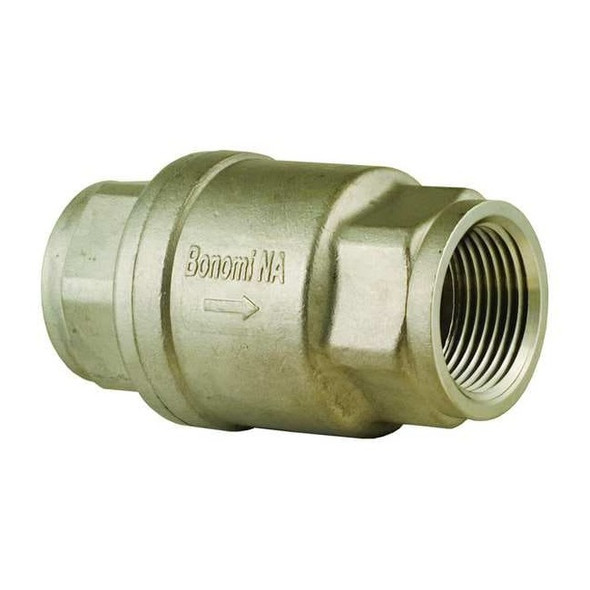 Bonomi 1-1/4" NPT Stainless Steel Spring Check Valve S800-11/4"
