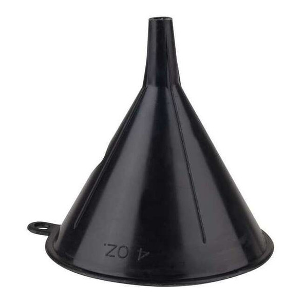 Funnel King Polypropylene,4 oz.,3",Black,1/4" 32040