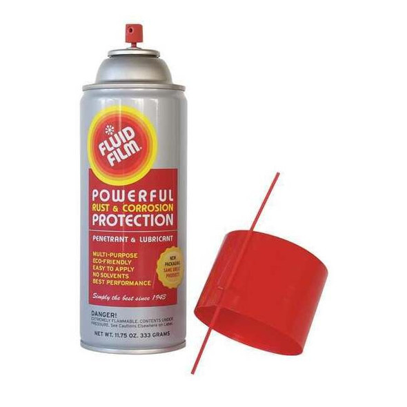 Fluid Film Corrosion Inhibitor, Wet Lubricant Film, 11.75 oz, Aerosol Can AS 11