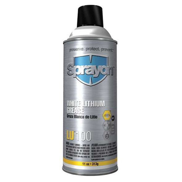 Sprayon Semi-Synthetic, 16 oz, Aerosol Can, White SC0100000