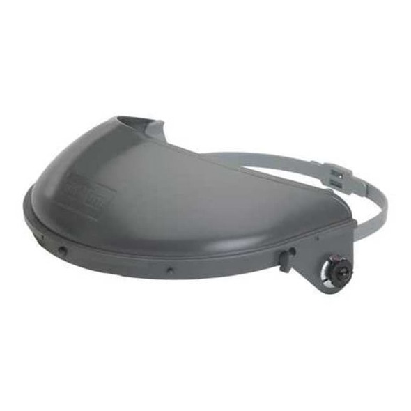 Fibre-Metal FaceShieldCrwn,Gry,Noryl,w/ChinGuard F5500