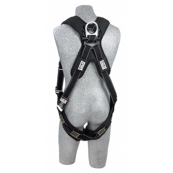 ExoFit(TM) XP Arc Flash Full Body Harness, M, 310 lb., Quick-Connect Chest/ Back D-Ring
