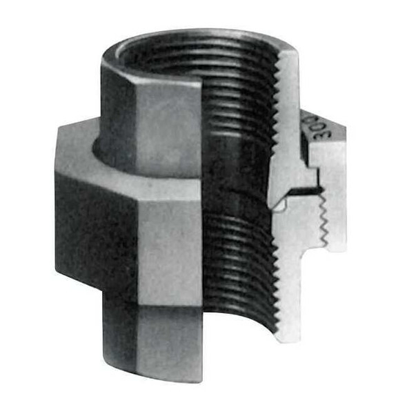 Anvil Union Union, 3/4" Pipe, FNPT, Malleable Iron, Class 300 0312822687