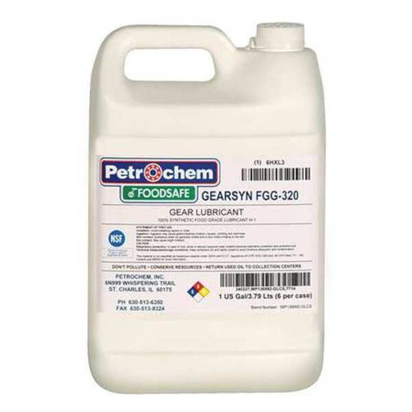 1 gal Gear Oil Jug 320 ISO Viscosity, 90 SAE, Clear