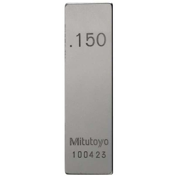 Mitutoyo Gage Block,Rect,Steel,0.150 In,ASME 0 611115-531