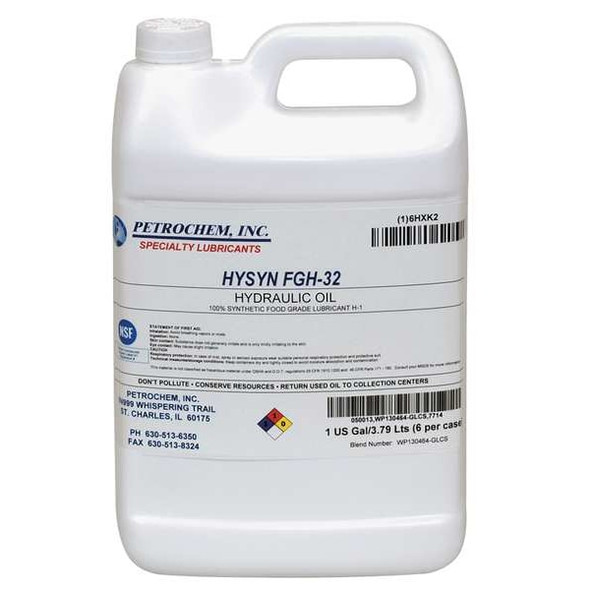 Petrochem 1 gal Jug, Hydraulic Oil, 32 ISO Viscosity, 10W SAE HYSN FGH-32-001